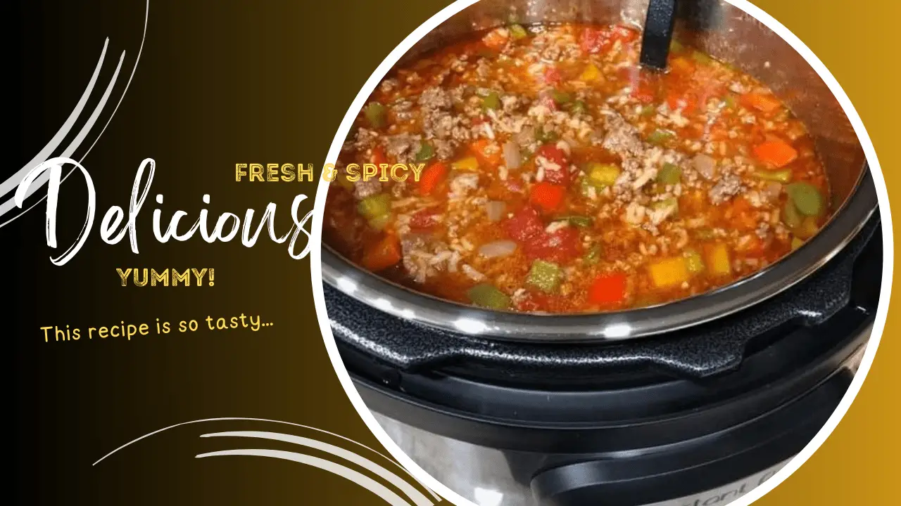 Mediterranean Stuffed Pepper Soup Recipe