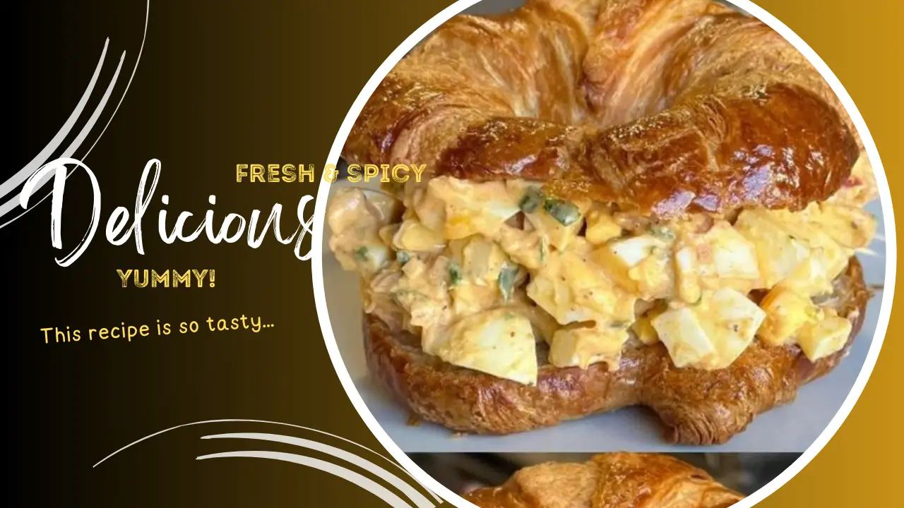 Perfect Egg Salad on a Buttery Croissant Recipe