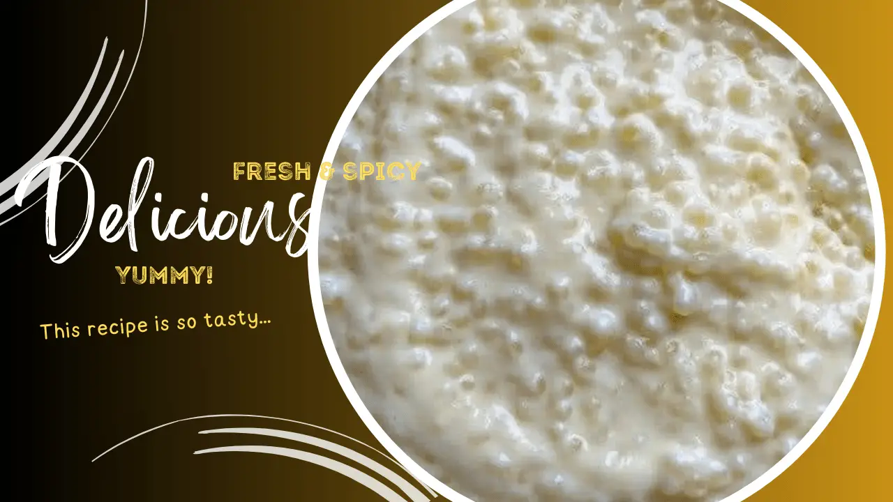 Velvety Creamy Tapioca Pudding Recipe