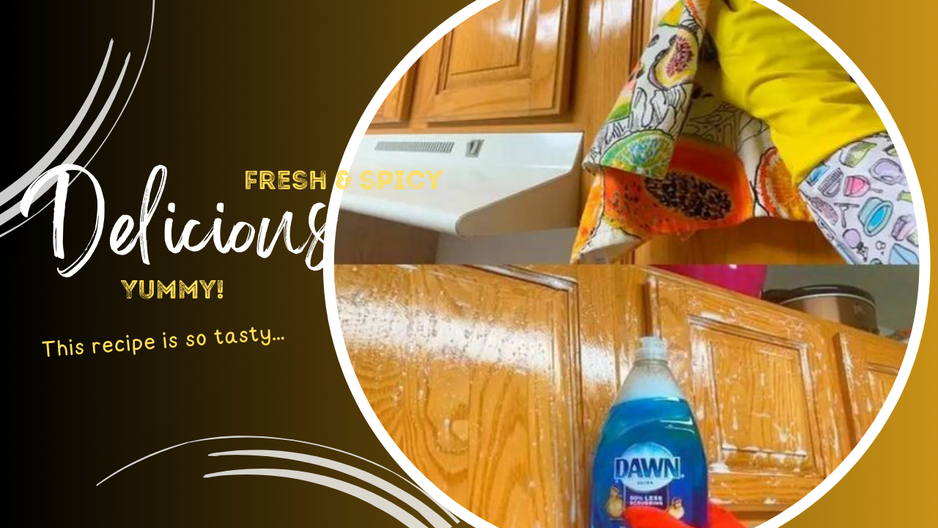 Genius Tip to Remove Grease from Kitchen Cabinets An Easy DIY Solution