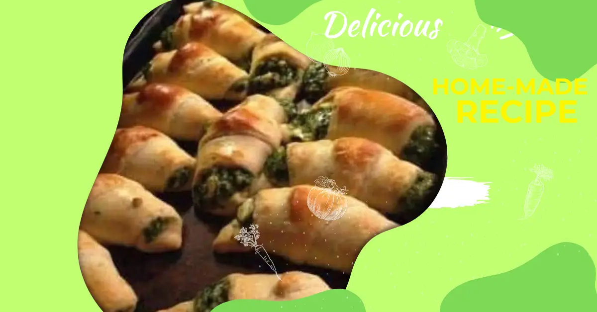 Spinach Feta Stuffed Crescents Recipe