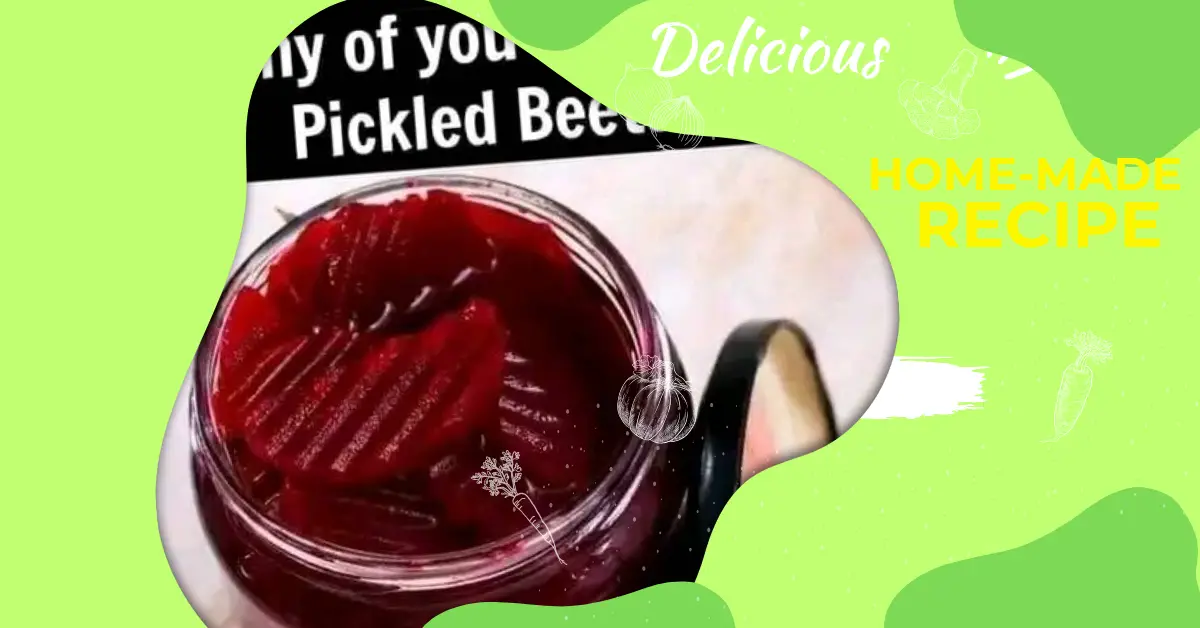 Healthy Pickled Beets Recipe