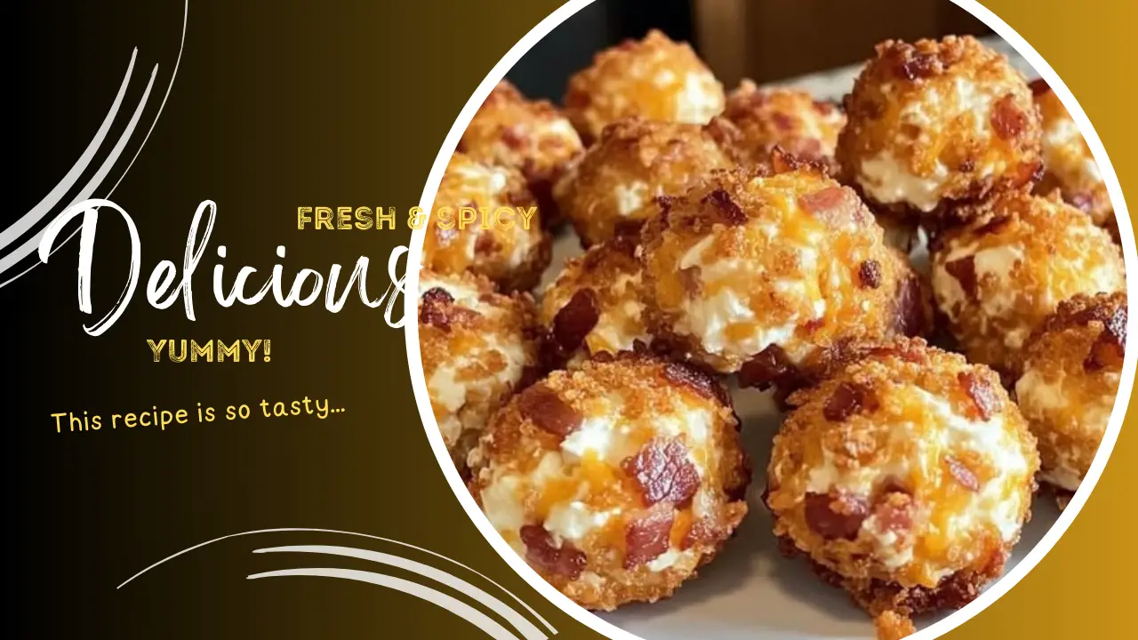 Bacon Cheddar Mini Cheese Balls Recipe