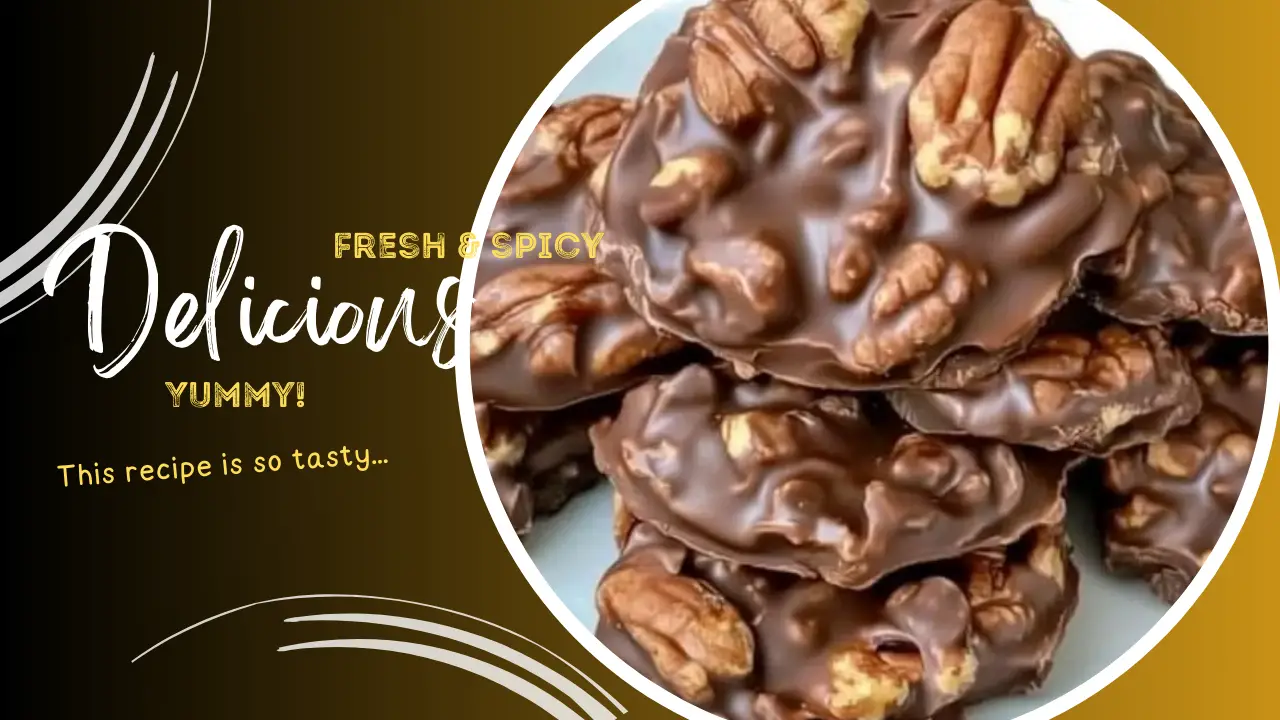 Heavenly Chocolate Pecan Turtle Clusters Recipe