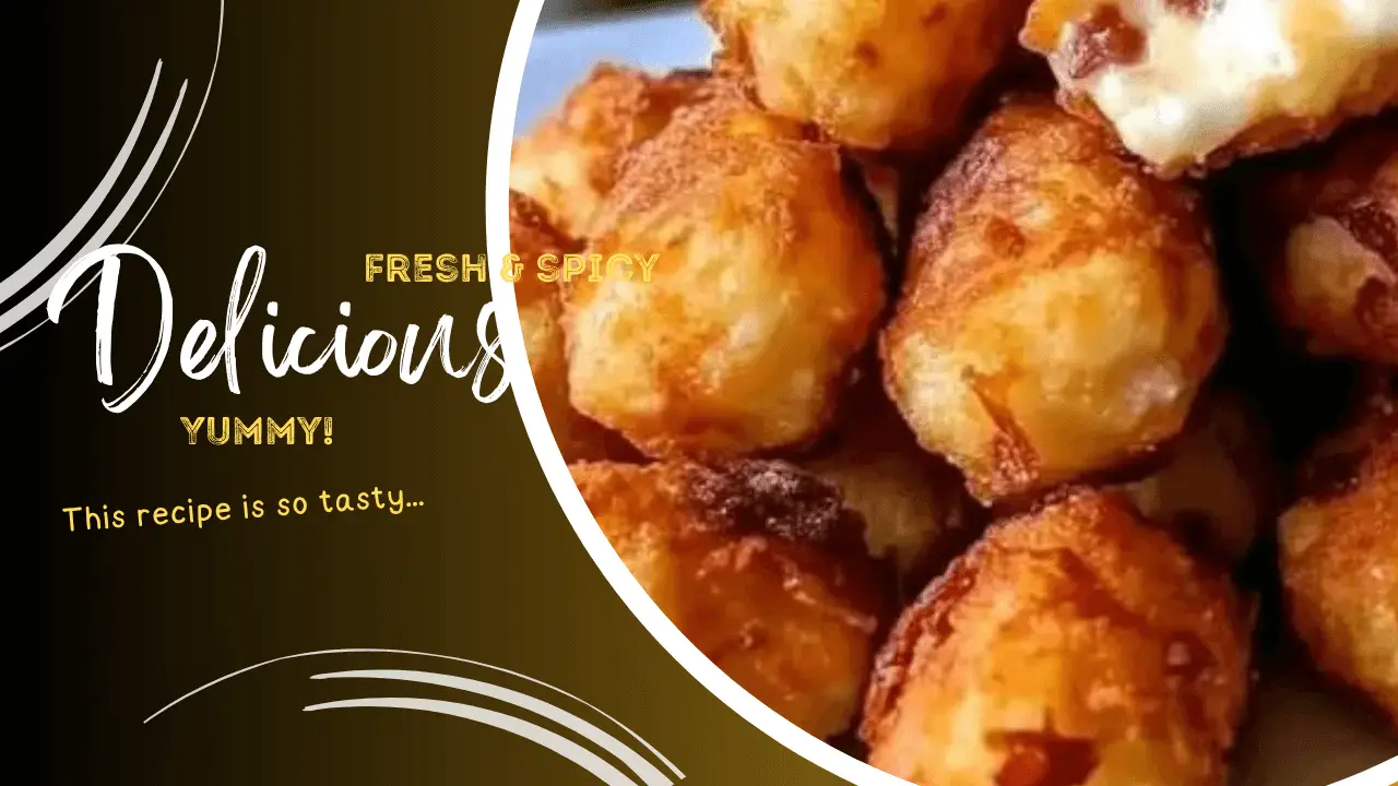 Bacon and Cheese-Stuffed Tater Tots