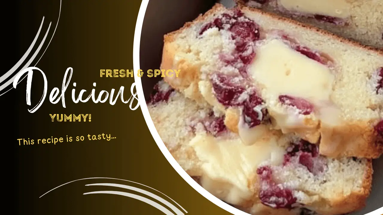 Cranberry Orange Bread with Simple Glaze