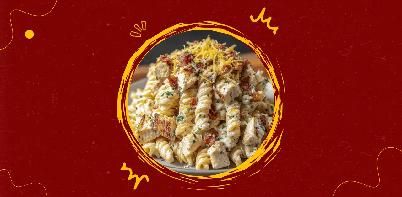 Chicken Bacon Ranch Pasta Stack