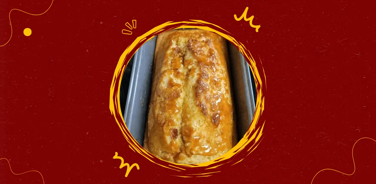 Golden Vanilla Glazed Loaf Cake Recipe