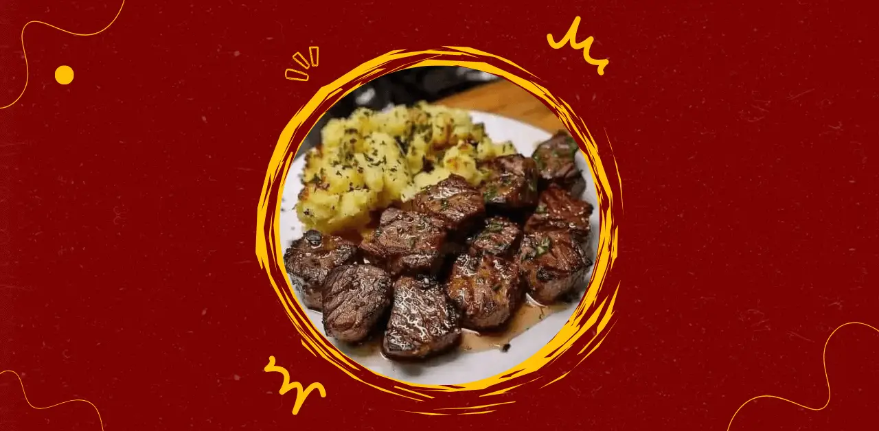Seared Steak Bites with Herbed Butter Potatoes Recipe