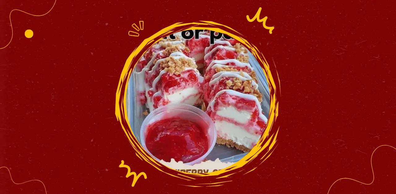 Strawberry Crunch Cheesecake Chunks Recipe