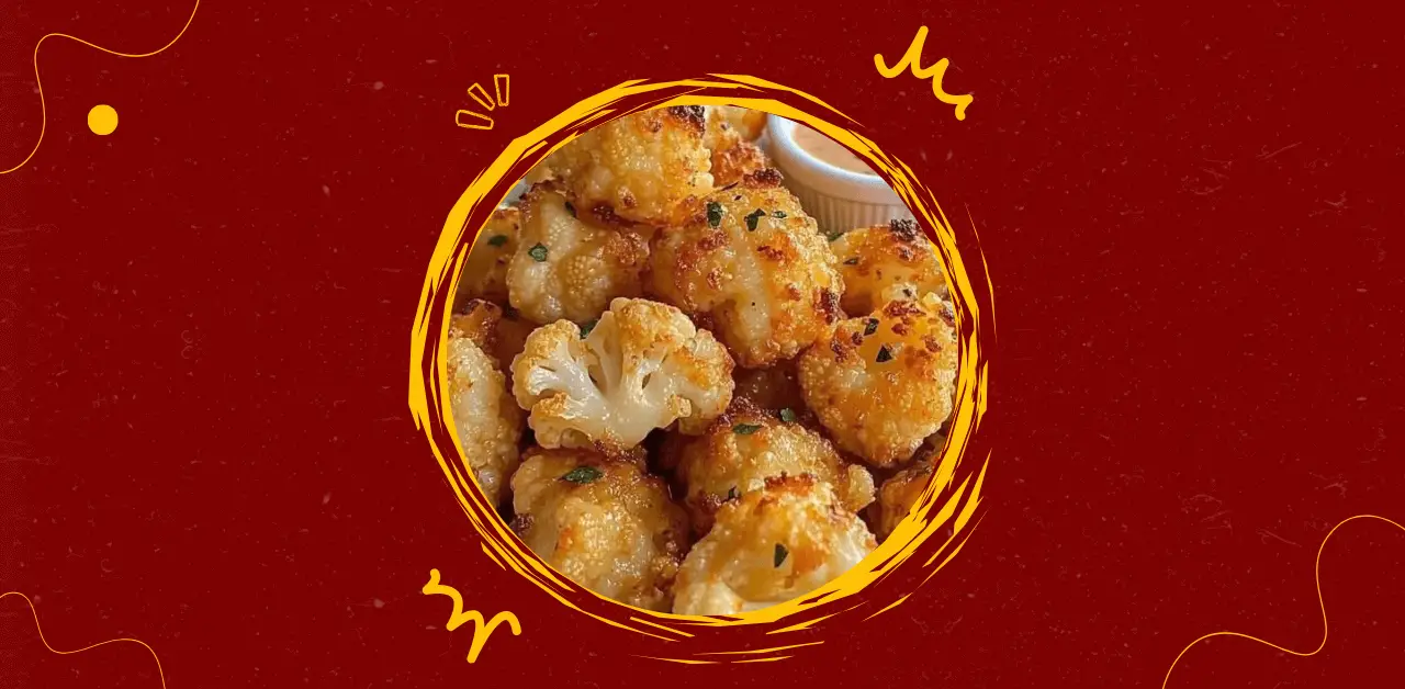 Crispy Cauliflower Bites with Creamy Herb Dip Recipe