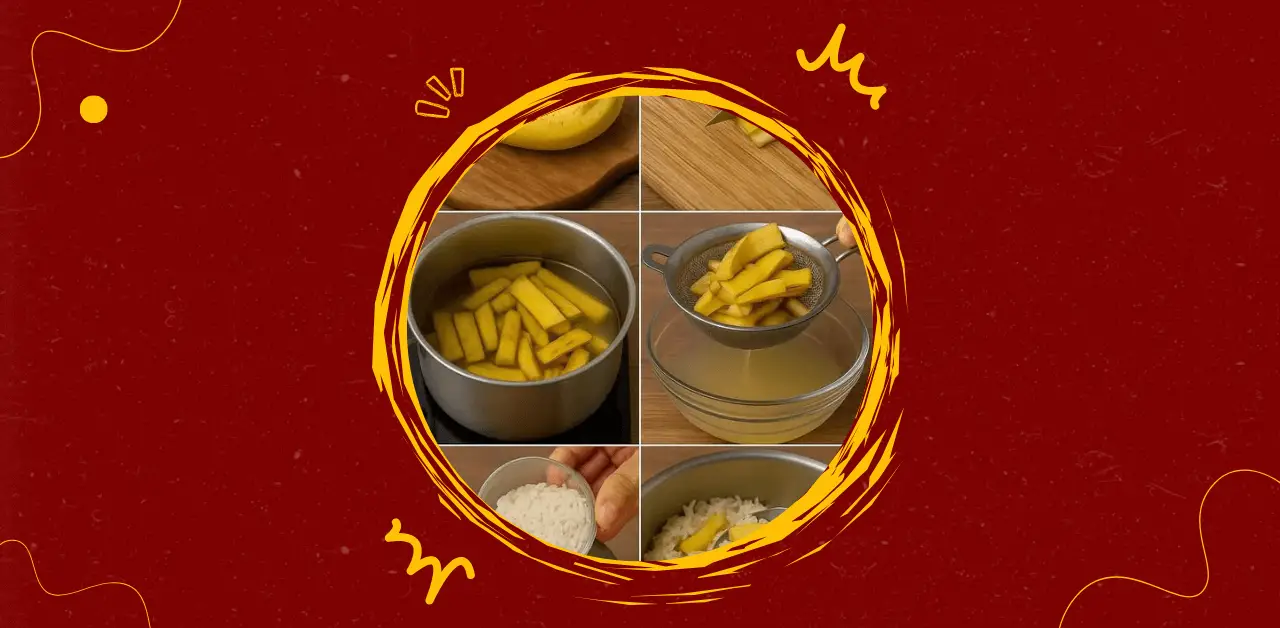 Banana Infused Aromatic Rice Recipe