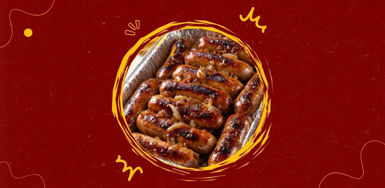 Grilled Sausages with Beer Braised Caramelized Onions Recipe