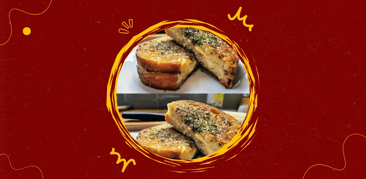 Golden Herb Grilled Cheese Stack Recipe