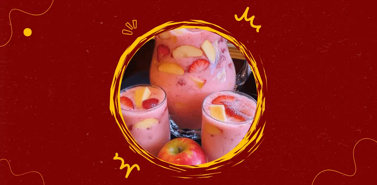 Strawberry Apple Cream Punch Recipe