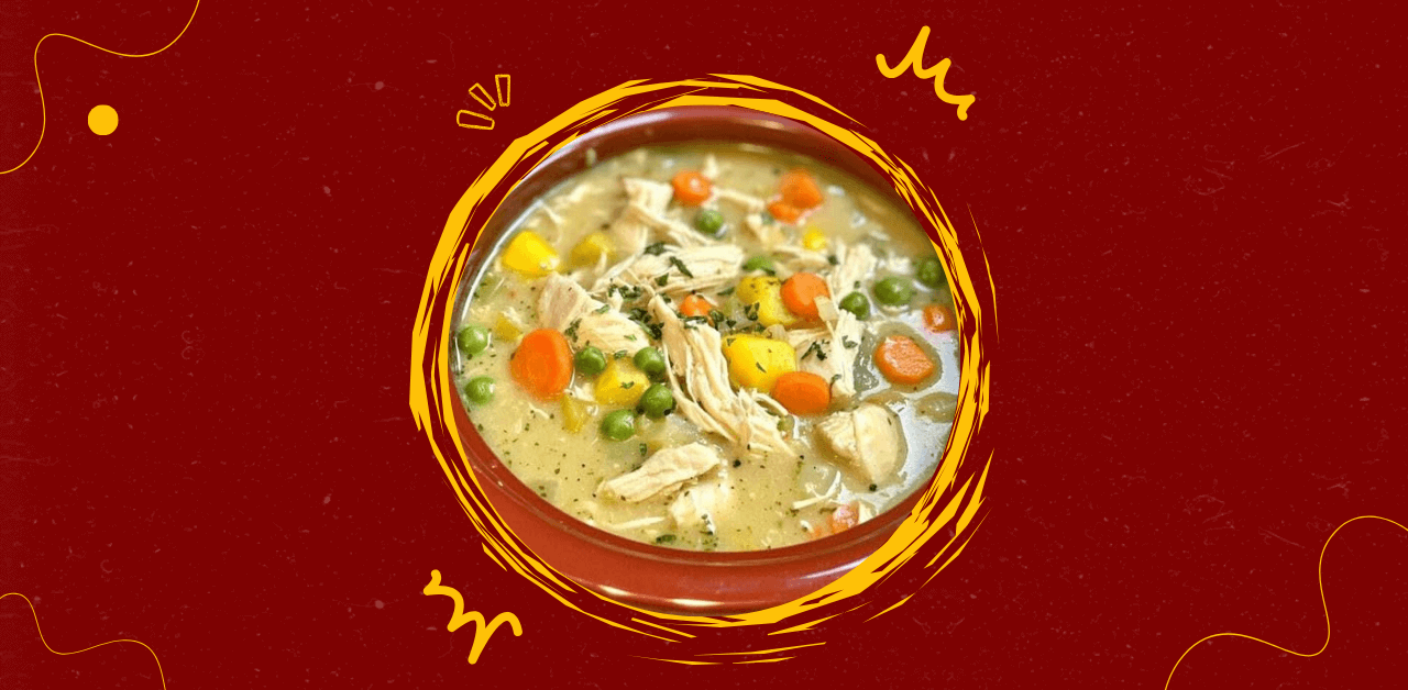 Creamy Chicken & Vegetable Soup