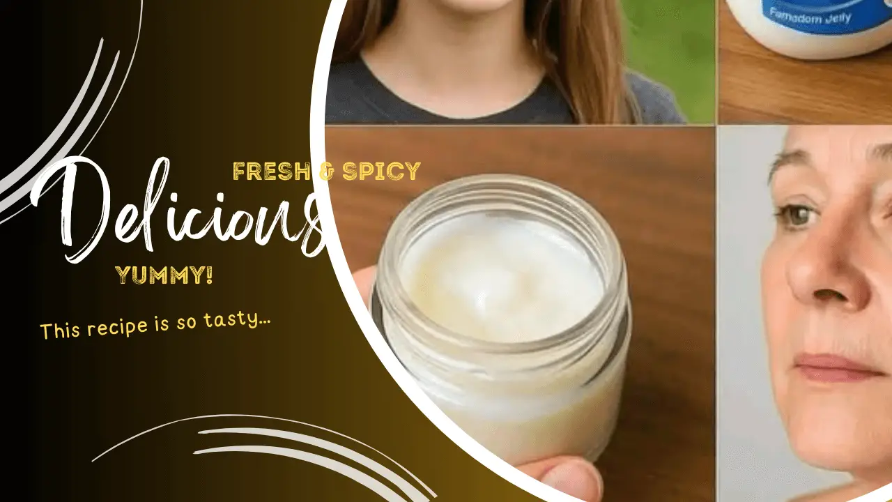 Vaseline and Cornstarch Skin-Smoothing Cream