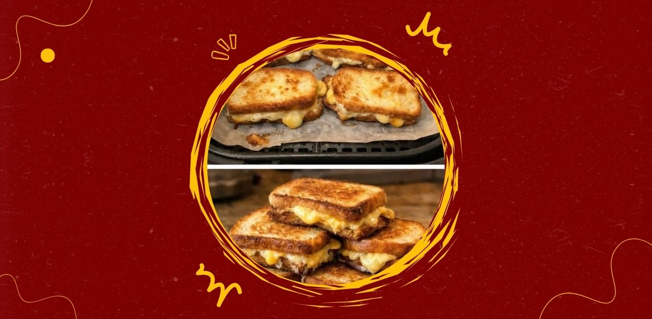 Air Fryer Grilled Cheese Stack Recipe