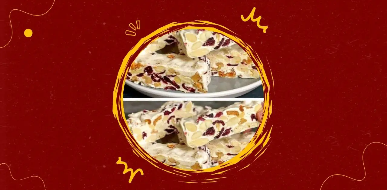 Nut & Fruit Nougat Bars Recipe