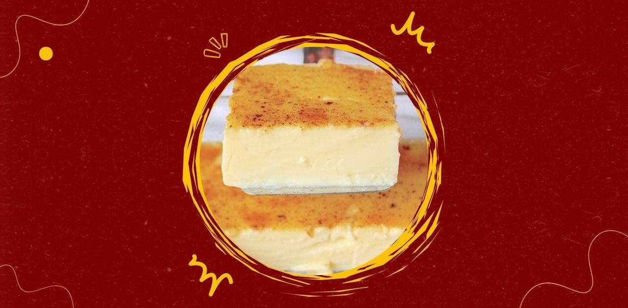 Baked Nutmeg Custard Slice Recipe