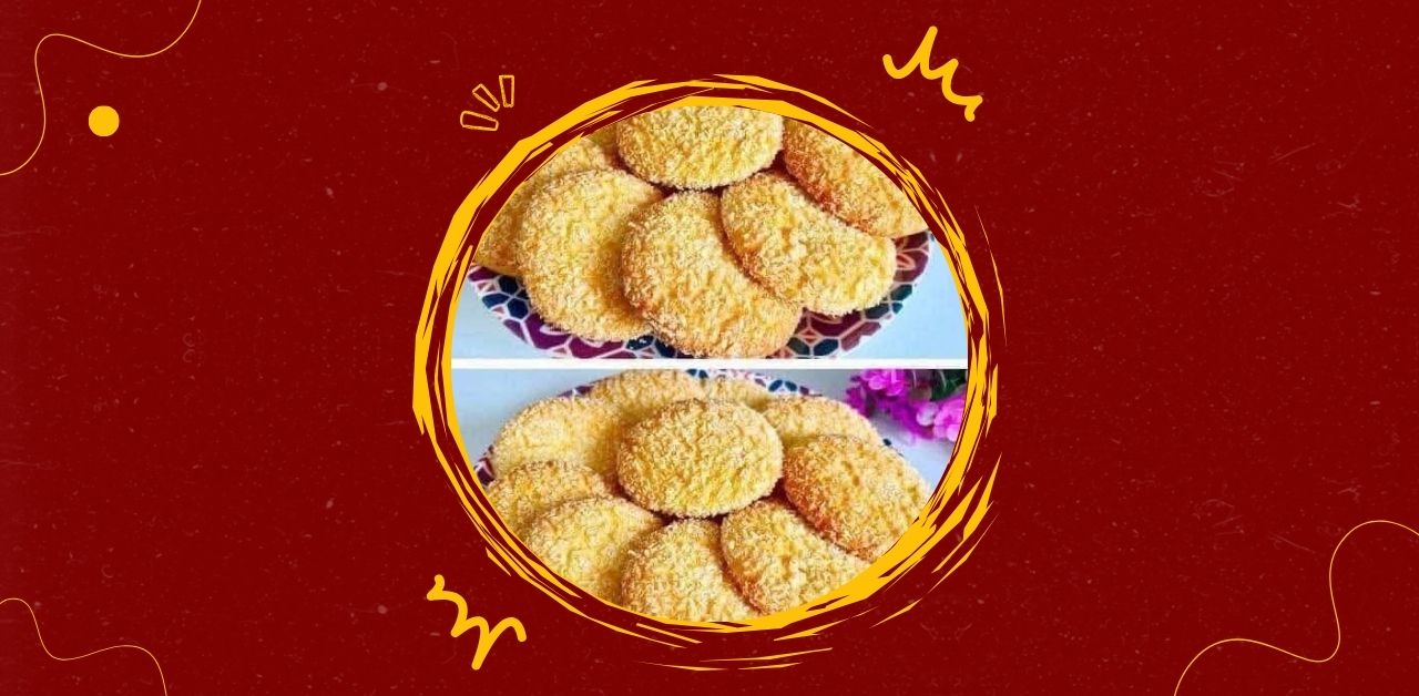 Coconut-Crusted Golden Cookies Recipe