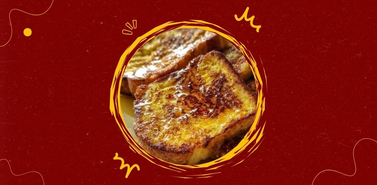 Golden French Toast with Syrup Glaze Recipe