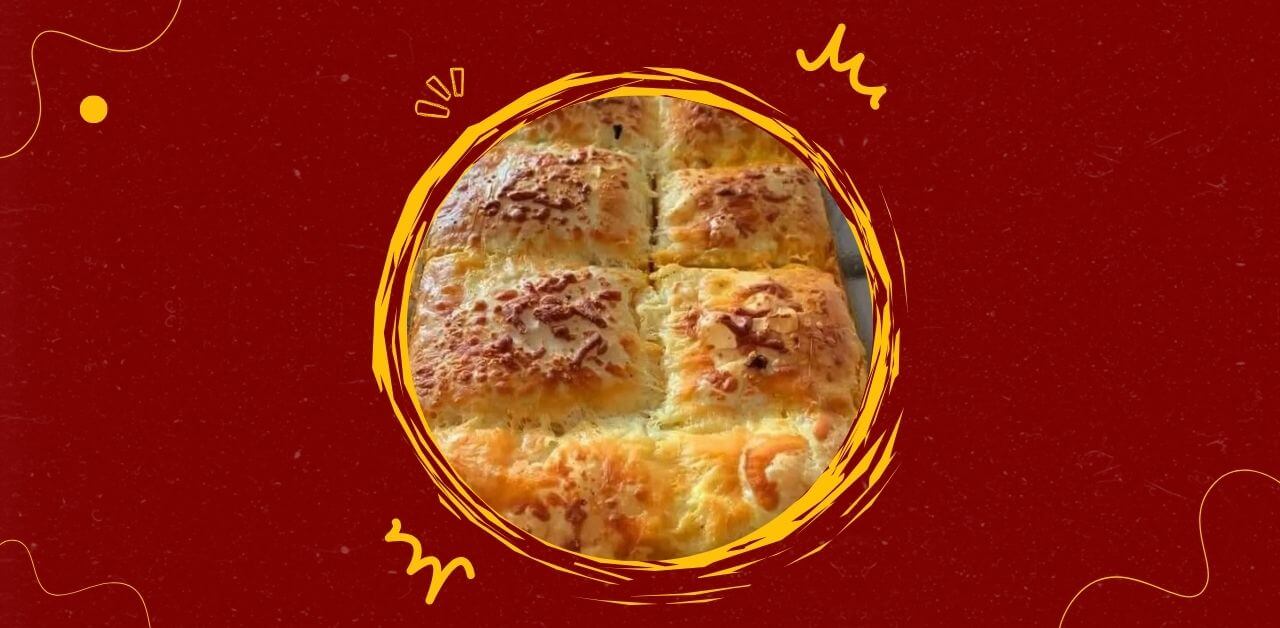 Cheesy Puff Pastry Squares Recipe