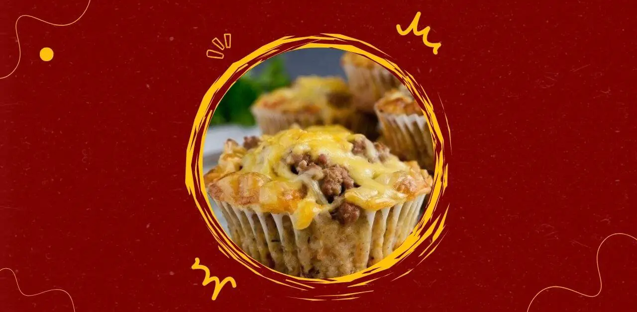 Savory Cheese and Meat Muffins Recipe