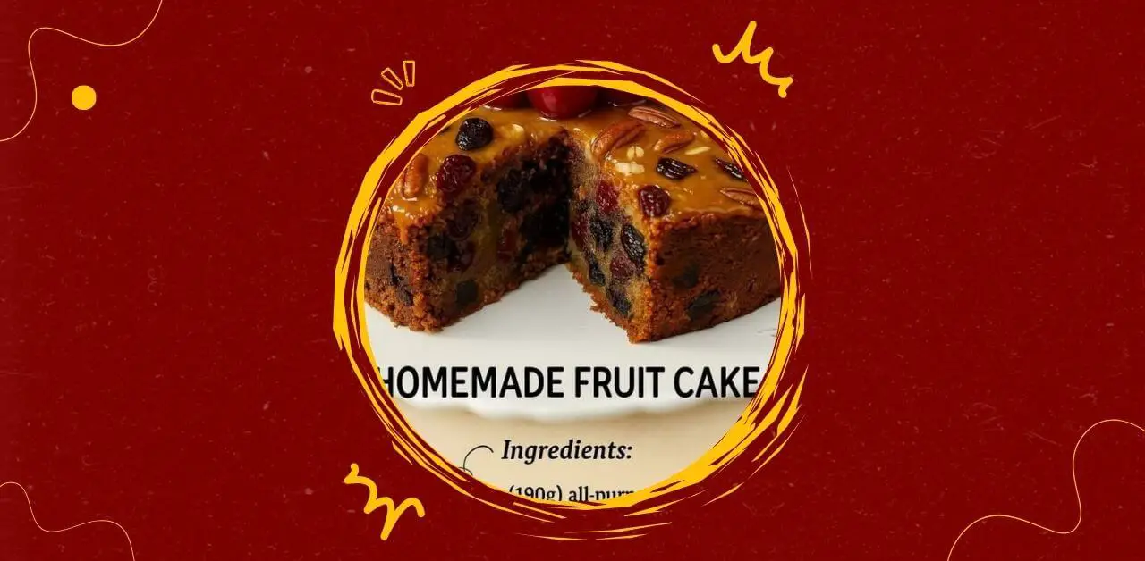 Classic Homemade Fruit Cake Recipe