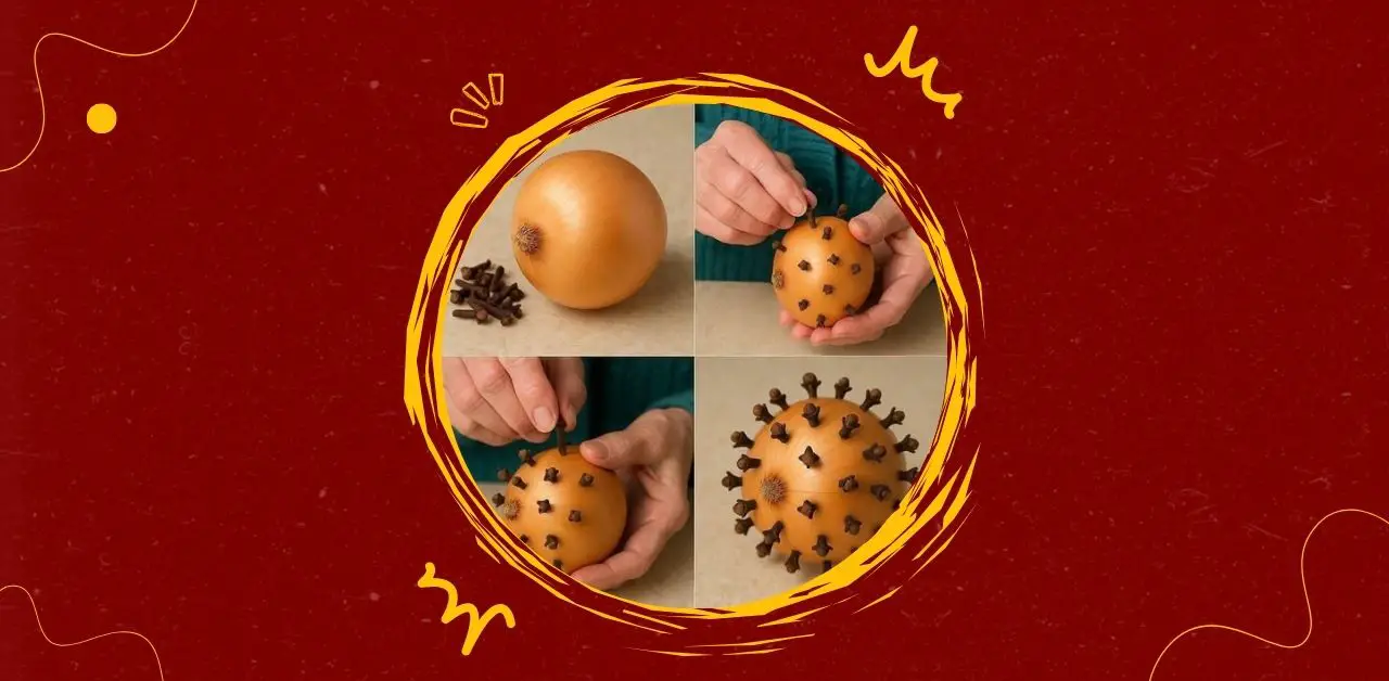 Onion and Clove Natural Pomander Recipe