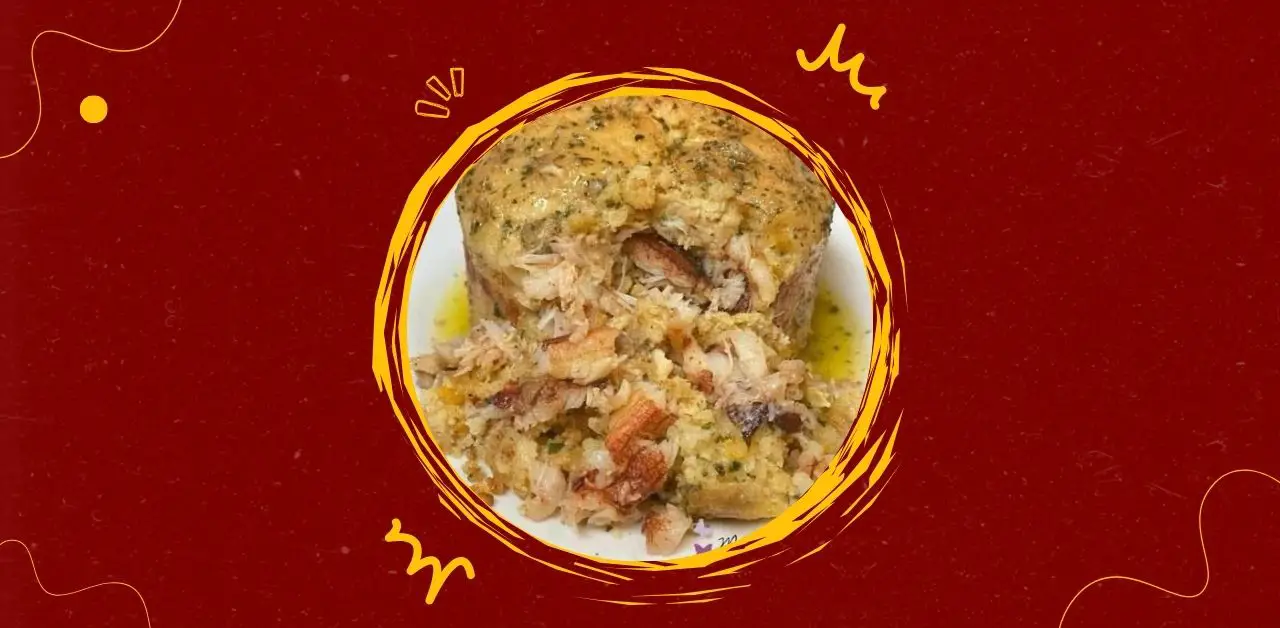 Seafood Stuffing Bake Recipe