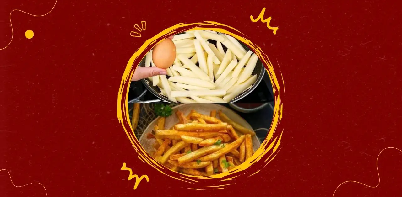 Golden Egg-Tossed Fries Recipe
