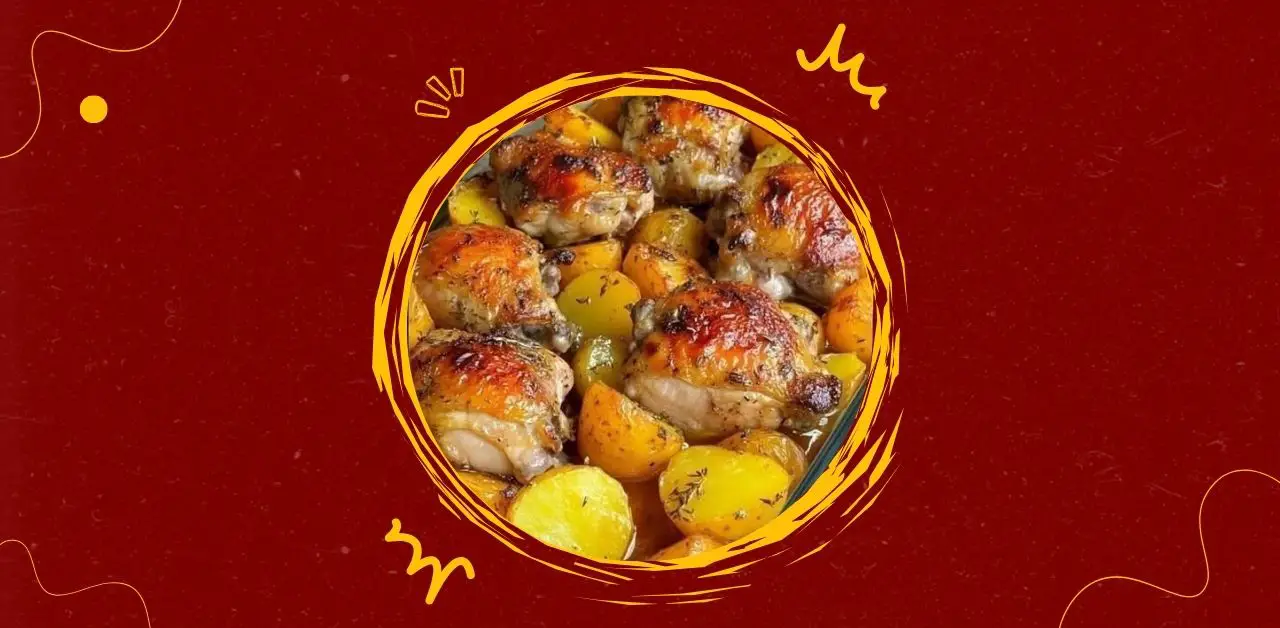 Herb-Roasted Chicken Thighs and Potatoes Recipe
