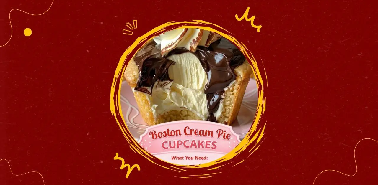 Boston Cream Pie Cupcakes Recipe