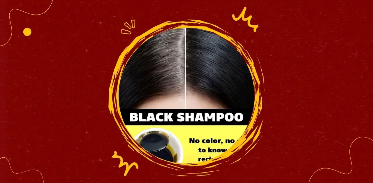 All-Natural Black Shampoo for Grey Hair