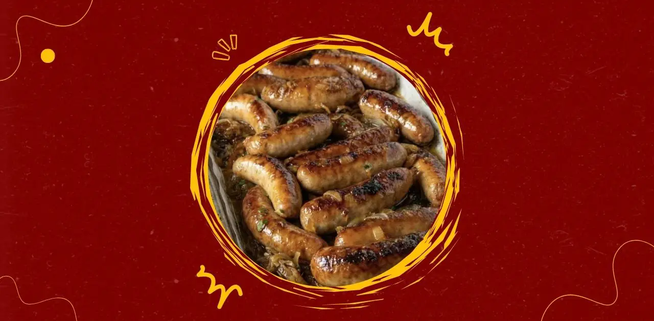 Roasted Sausages with Caramelized Onions Recipe