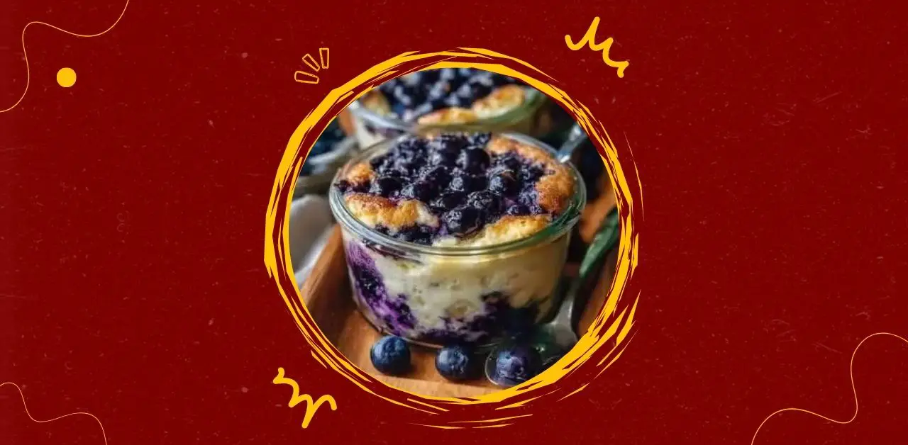 Blueberry Cobbler in Jars Recipe