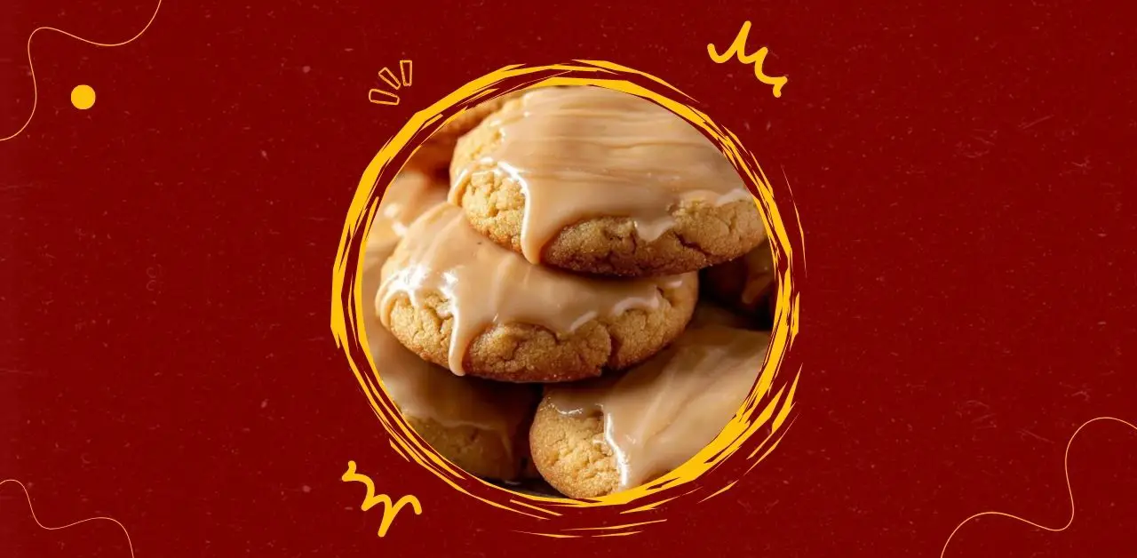 Caramel Glazed Golden Cookies Recipe