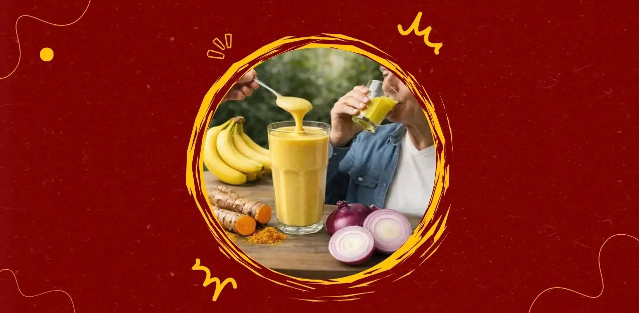 Golden Banana and Turmeric Smoothie Recipe