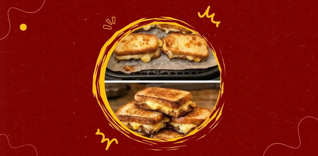 Air Fryer Grilled Cheese Sandwiches Recipe