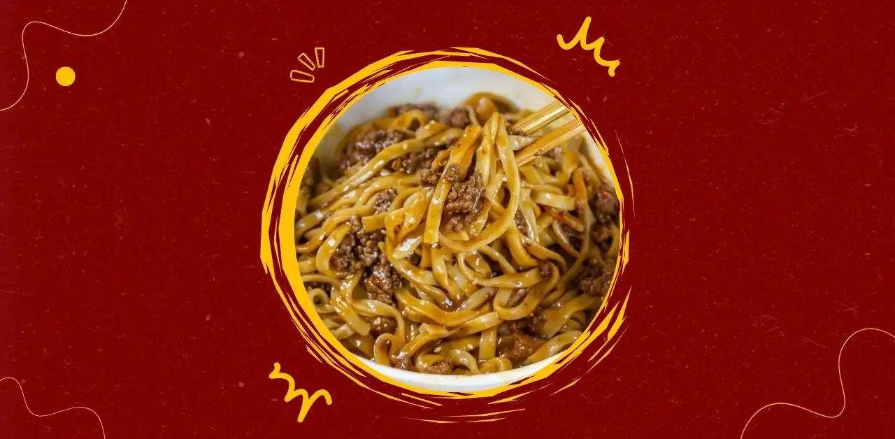 Spicy Garlic Noodles with Ground Meat Recipe