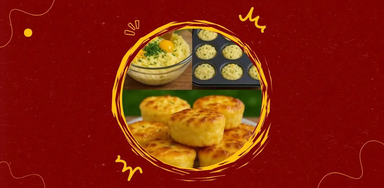 Cheesy Mashed Potato Muffin Bites Recipe