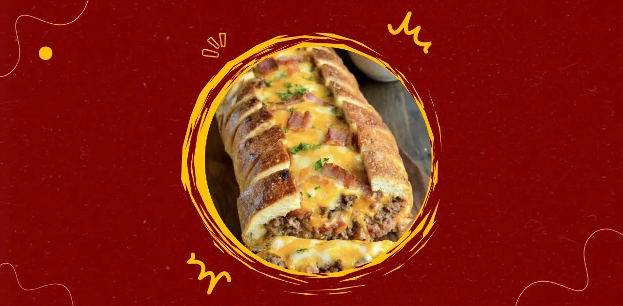 Cheesy Bacon and Beef Stuffed Bread Recipe