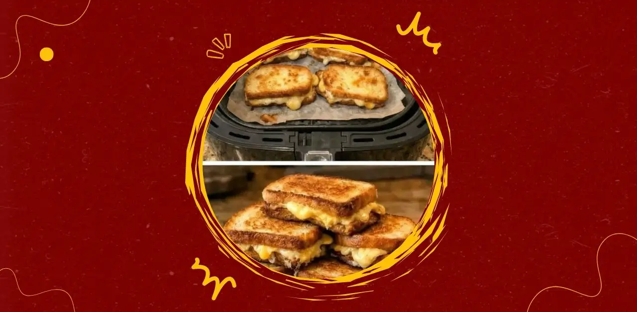 Air Fryer Grilled Cheese Sandwiches Recipe