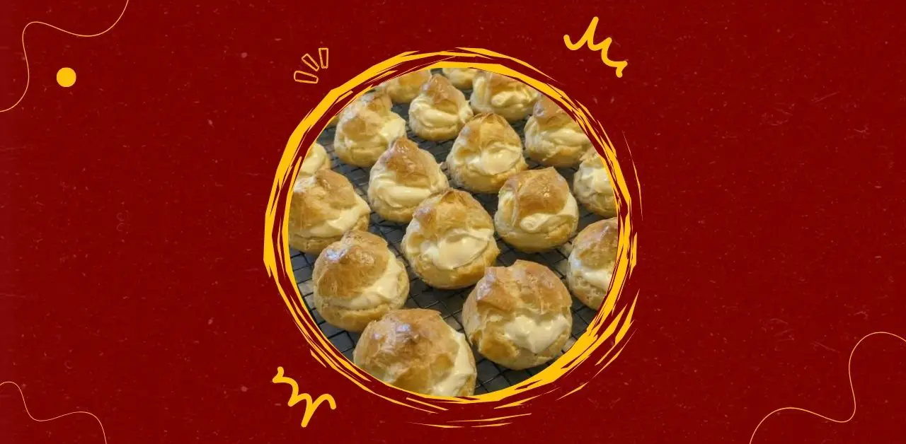 Classic Cream Puffs Choux Pastry with Cream Filling Recipe
