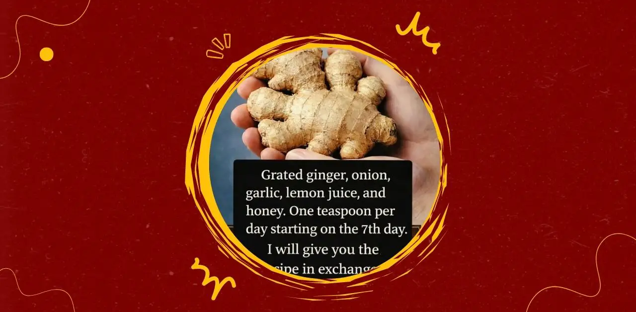 Ginger, Onion, Garlic, Lemon & Honey Elixir Recipe