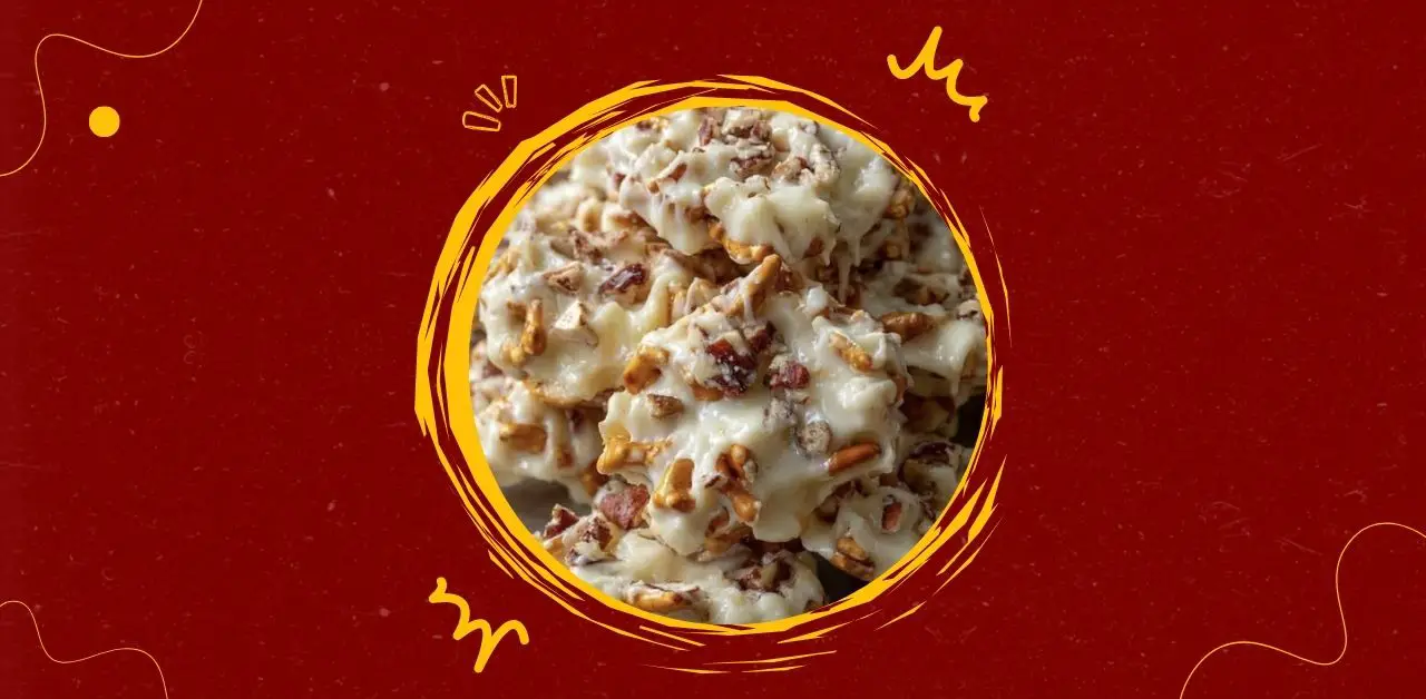 White Chocolate Pretzel and Pecan Clusters Recipe