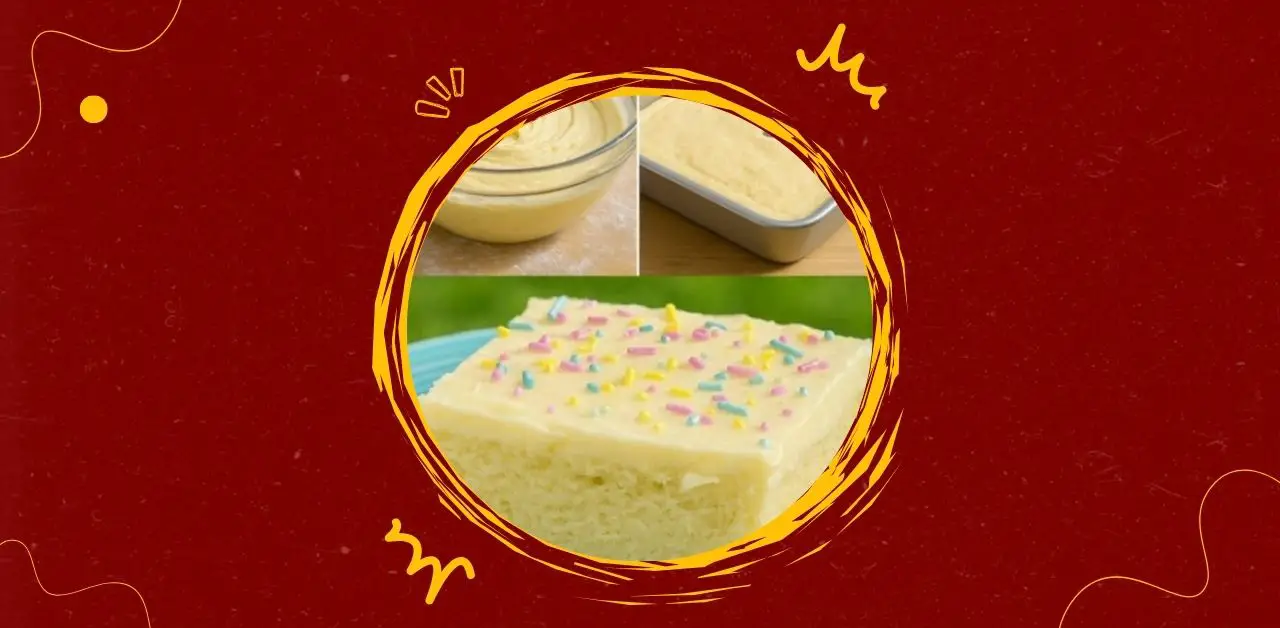 Vanilla Sheet Cake with Frosting Recipe