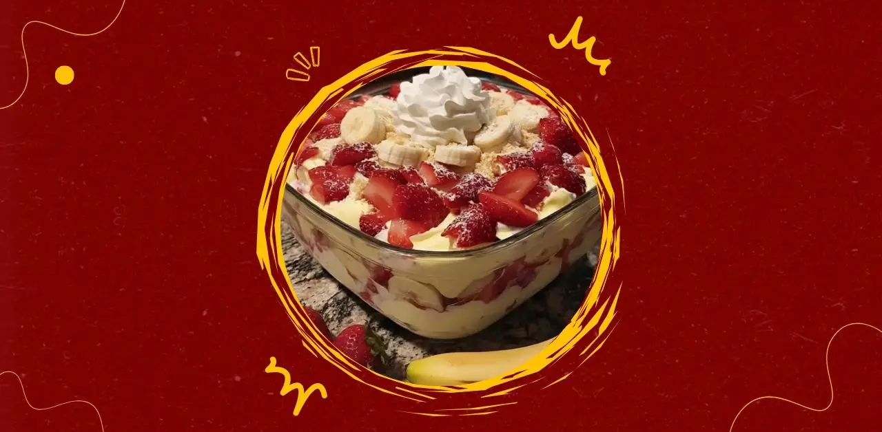 Banana Strawberry Pudding Trifle Recipe