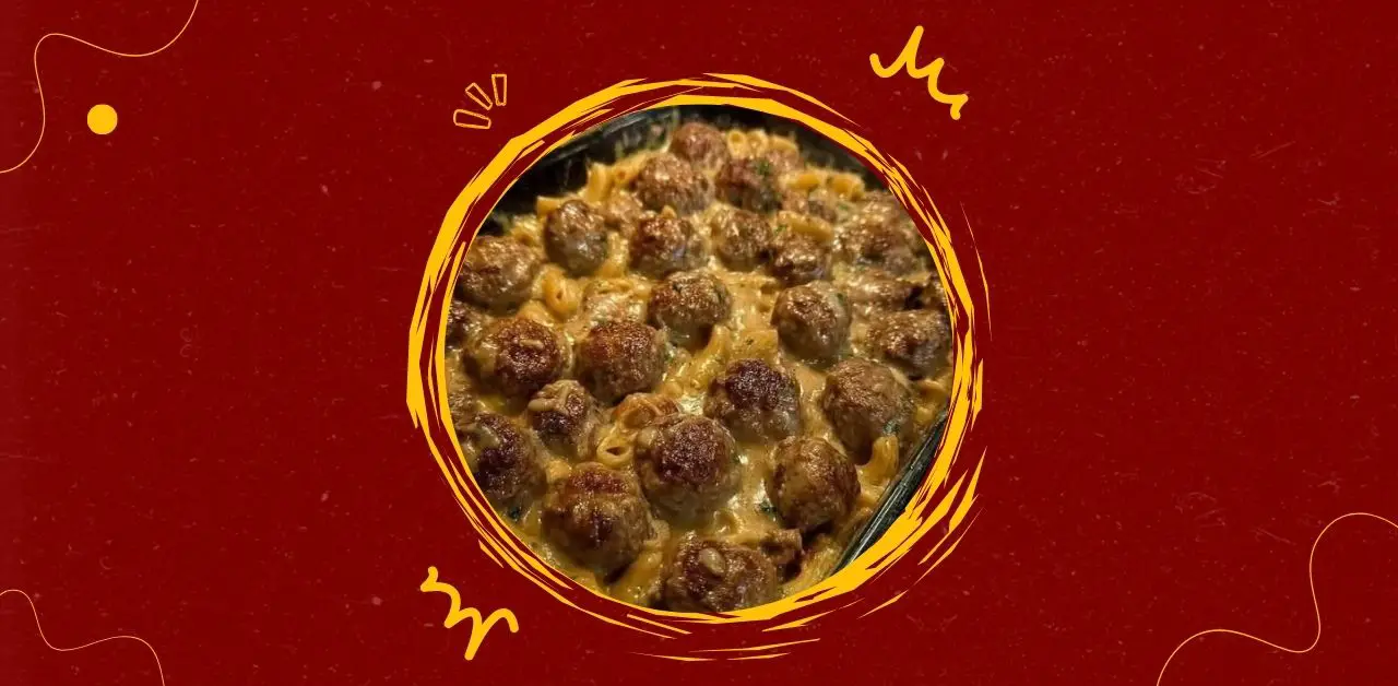 Baked Pasta and Meatball Casserole Recipe